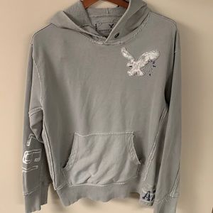 American eagle 100% cotton grey colored sweatshirt size large L authentic